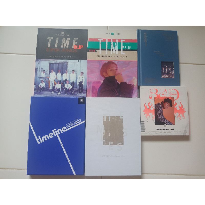[Baca deskripsi] WTS album only SUPER JUNIOR timeslip timeline timeless d&e countdown resnaissance d