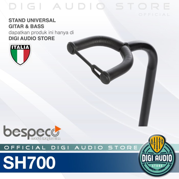 Stand Gitar Universal Bespeco Sh700 - Guitar Bass Akustik Elektrik #Original