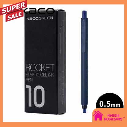 

Pen Pena Pulpen Gel Bolpoin 0.5mm 10PCS (Black / Blue Ink) Premium Quality