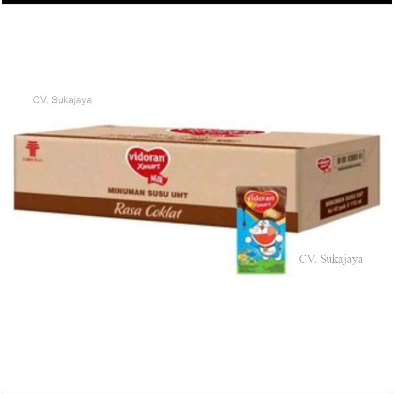 

Vidoran Susu UHT 115ml 1 Karton Isi 40Pcs Cokelat dan Strawberry