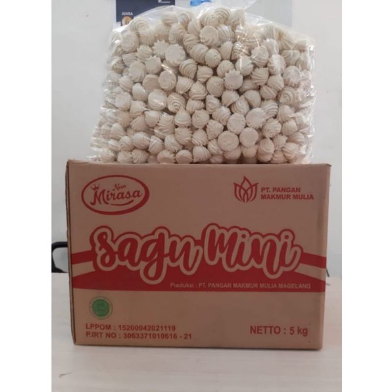 

KUE SAGU MINI SUSU MIRASA/SNACK KILOAN