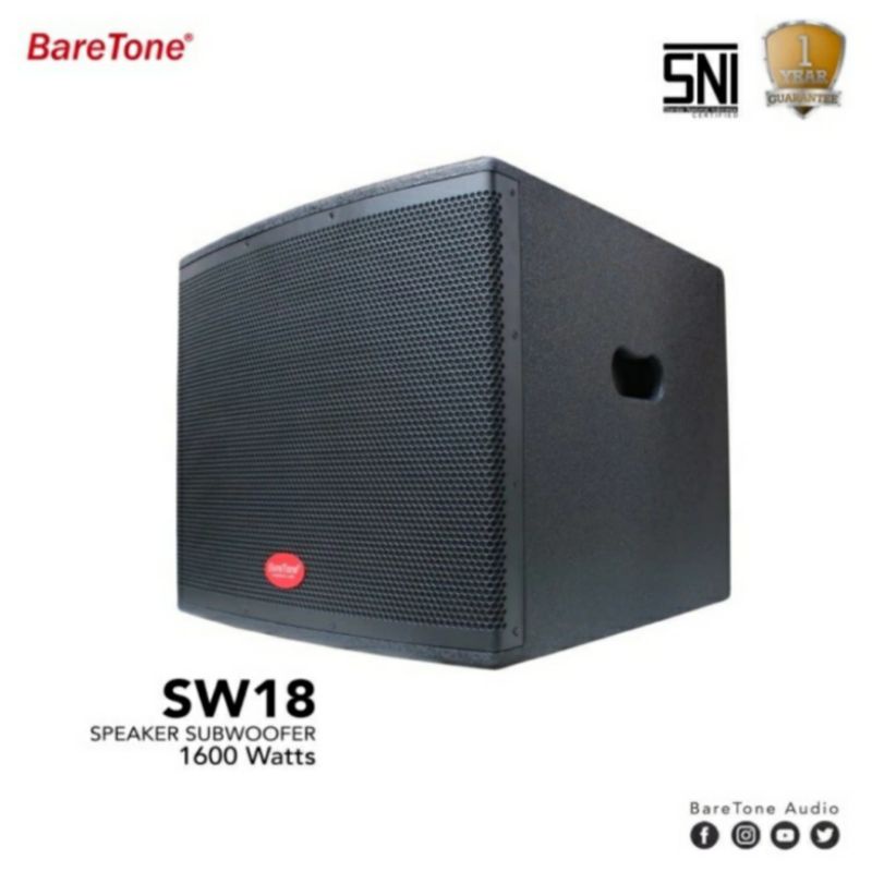 subwoofer 18 inch baretone sw18 speaker subwoofer active 18 inch