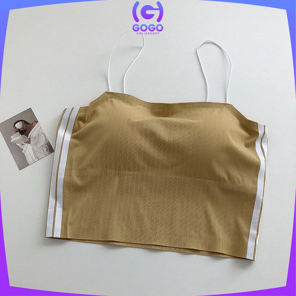 GOGO-P103 Crop Top Bra Kemben Wanita Tangtop Wanita / Kemben Tali Wanita / Tank Top Wanita / Pakaian Dalam Tengtop Wanita