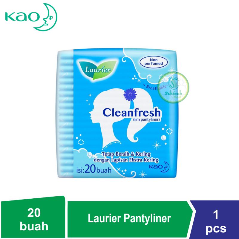 Laurier Pantyliner Cleanfresh Parfume &amp; Non-Perfume