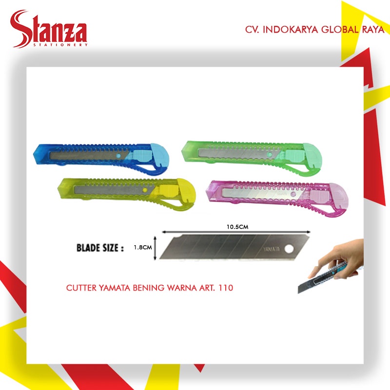 

Cutter Yamata Bening Warna Grosir Murah