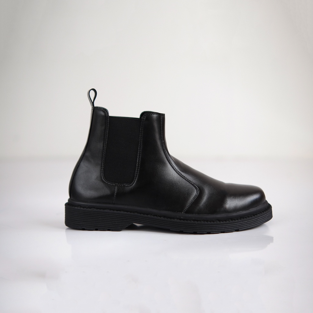 Sepatu Chelsea Boots Pria - Raptor Black