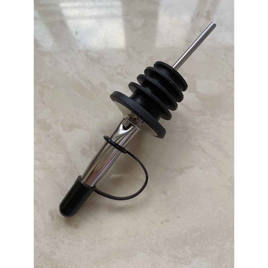 Murah Lebay S121 Liquor Spirit Bottle Pourer Penutup Penuang Botol Flow Wine Stainless