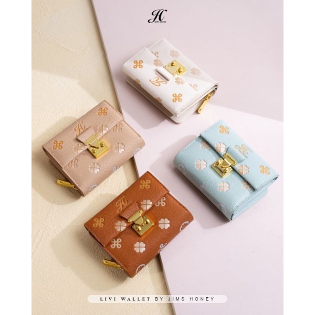 Livi Wallet Jims Honey Dompet Kecil Lipat Wanita Import