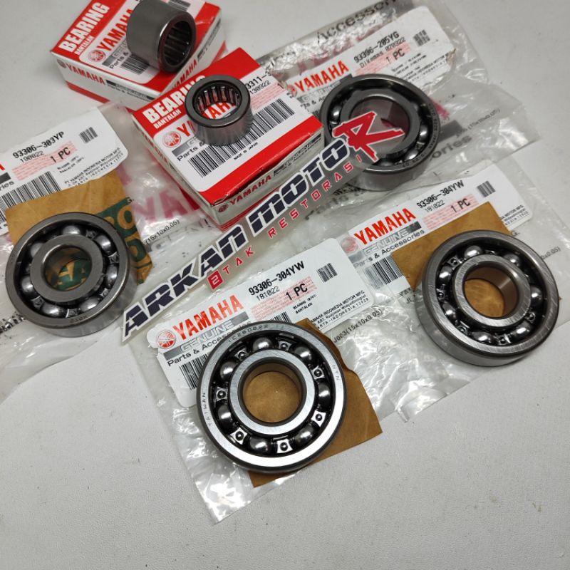 LAHER BEARING KRUK AS + RASIO MESIN SET RX KING RXK RXS RXR YT ORIGINAL