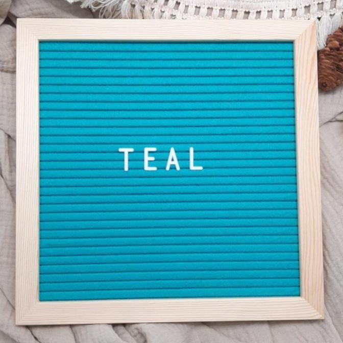 

Indibaby Felt Letter Board Oak | Papan Tulisan Clip