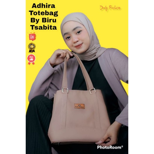 ADHIRA TOTE BAG BY RATU BILQIS BAHAN CHOCOLY ANTI AIR WATERPROOF PREMIUM