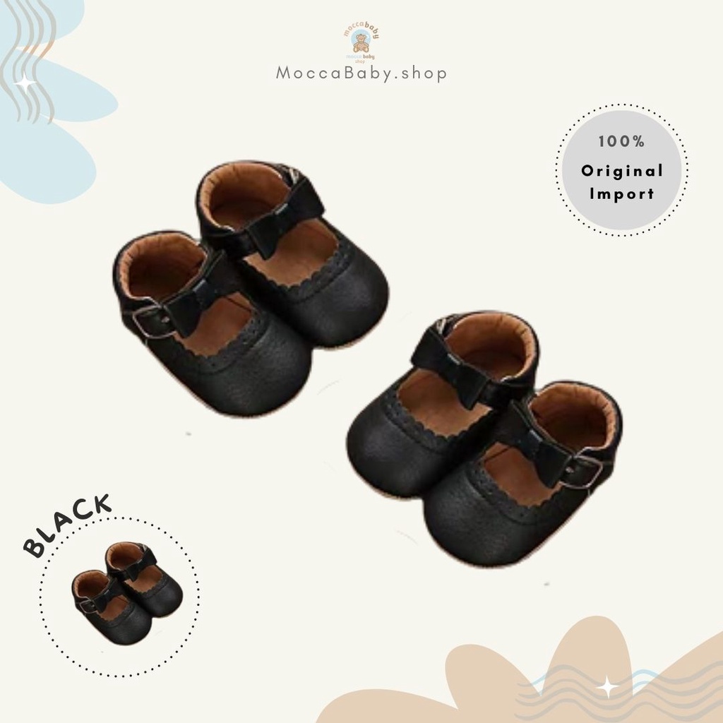 MBSS - PREWALKER Sepatu Anak Bayi Baby Shoes Sandal Casual Anti Slip Bahan Import / RIHANNA RIBBON NEW