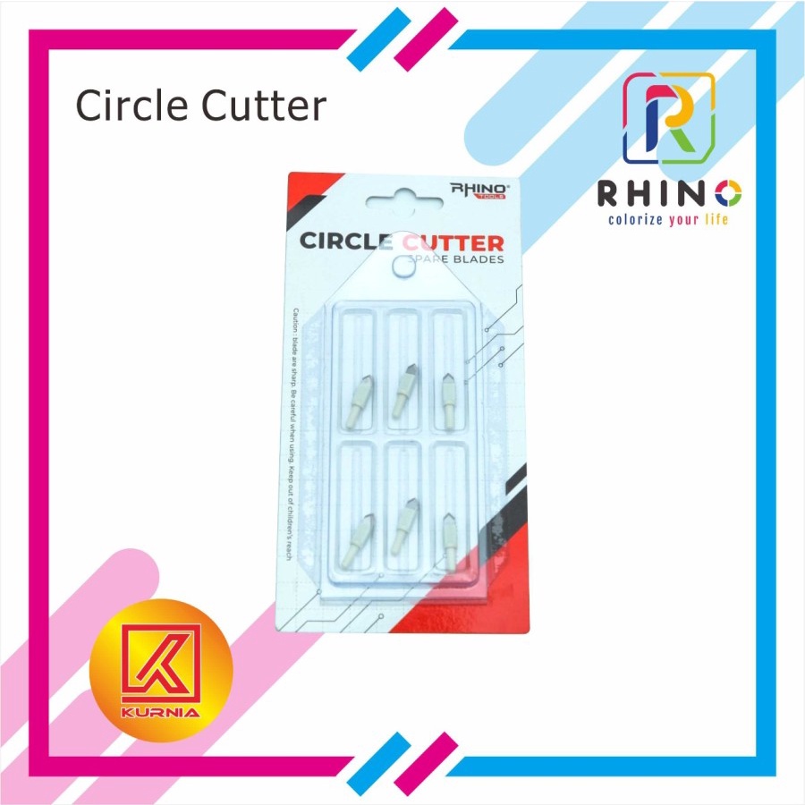 

Rhino Mata Pisau Circle Cutter / Circle Cutter Spare Blades