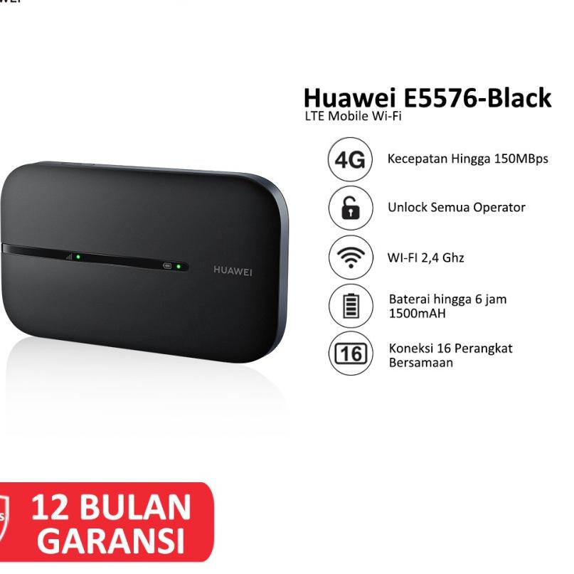 Terlaris MODEM MIFI HUAWEI E5576 4G BYPASS UNLOCK FREE TELKOMSEL 14GB MIFI PORTABLE