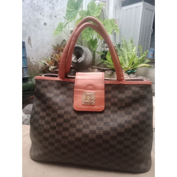 tas jinjing tenteng kulit asli gazzomani by banabana preloved