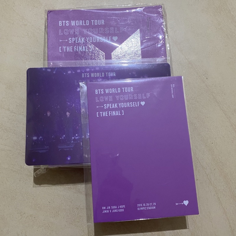 READY SEALED BTS world tour love yourself dvd digital code digicode digi pob weverse rm jin suga jho