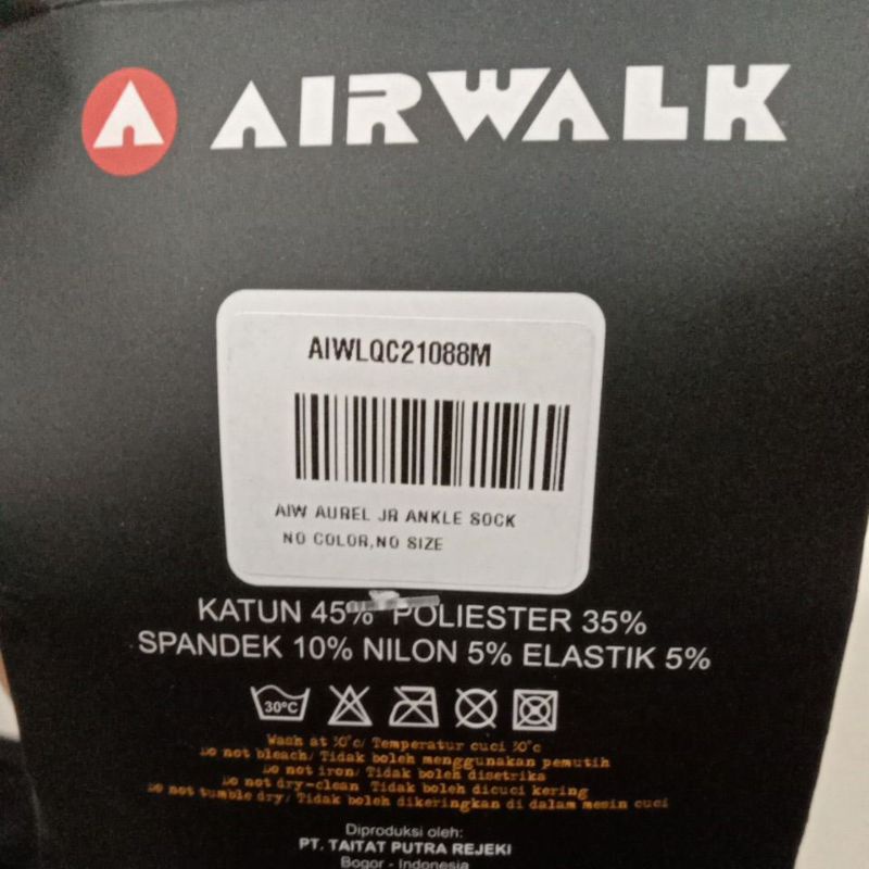 Kaos Kaki Airwalk Aurel Jr Ankle Sock