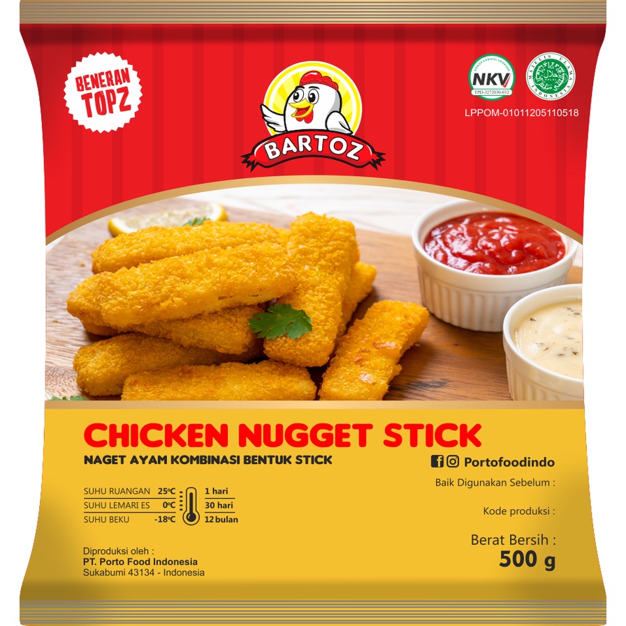 

Bartoz Chicken Nugget Ori 250gr