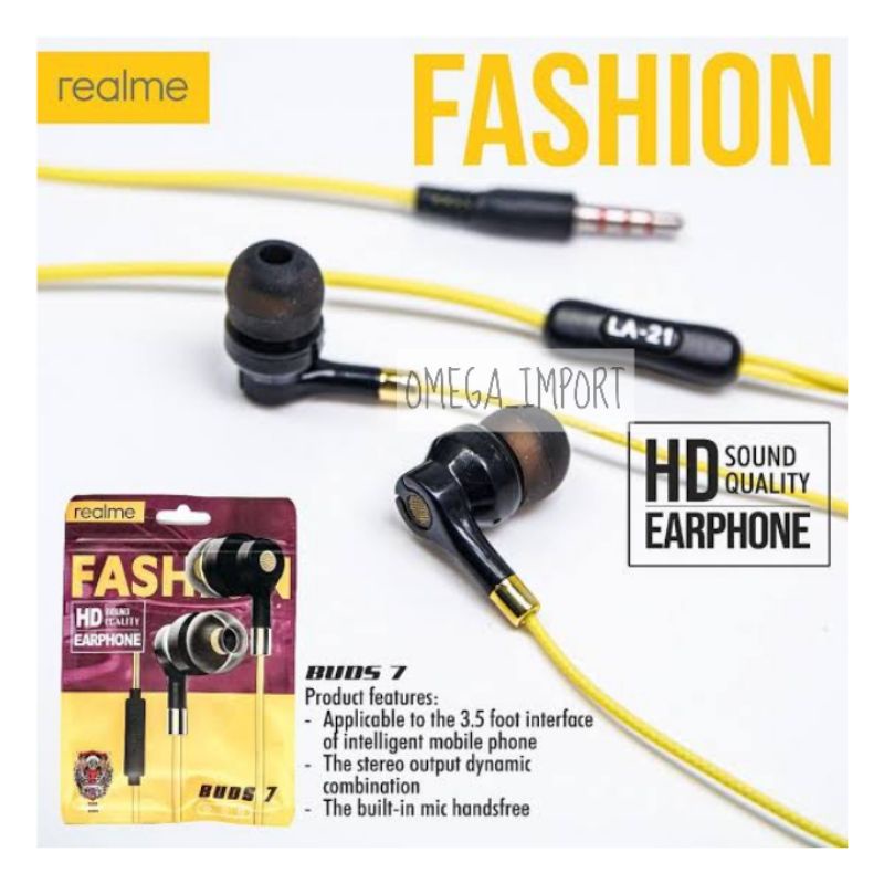 (OM) HF HEADSET REALME BUDS 7 EXTRA BASS