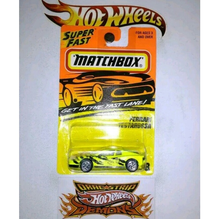 Matchbox MBX Super Fast Ferrari Testarossa Diecast Mobil Kolektor