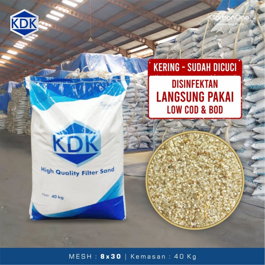 Media Filter air PDAM KDK Karbon Iodine 1000 + Pasir Silika