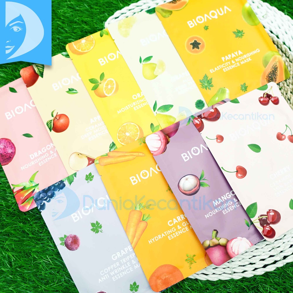 BIOAQUA sheet mask Hydrating and Moisturizing Mask Masker Wajah BPOM Masker Bio Aqua