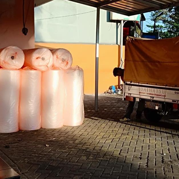 

PLASTIK BUBBLE / BUBBLE WRAP / PLASTIK GELEMBUNG 1,25 m X 50 m - 2.6kg B.Orange