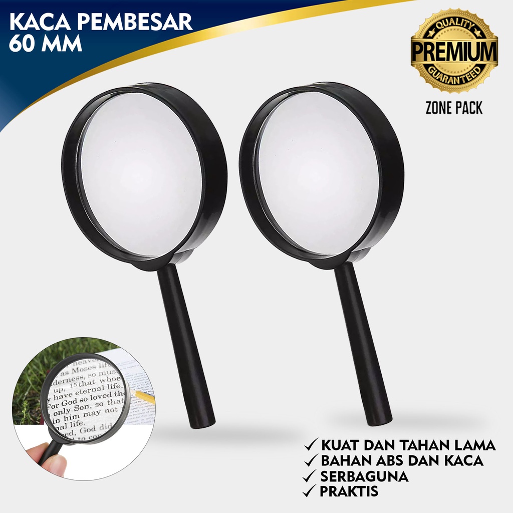 

Kaca Pembesar 60 mm | Loupe Magnifying Glass | Lup Kaca Pembesar