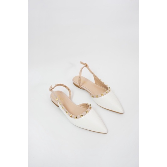 Zeva Studs Slingback flats