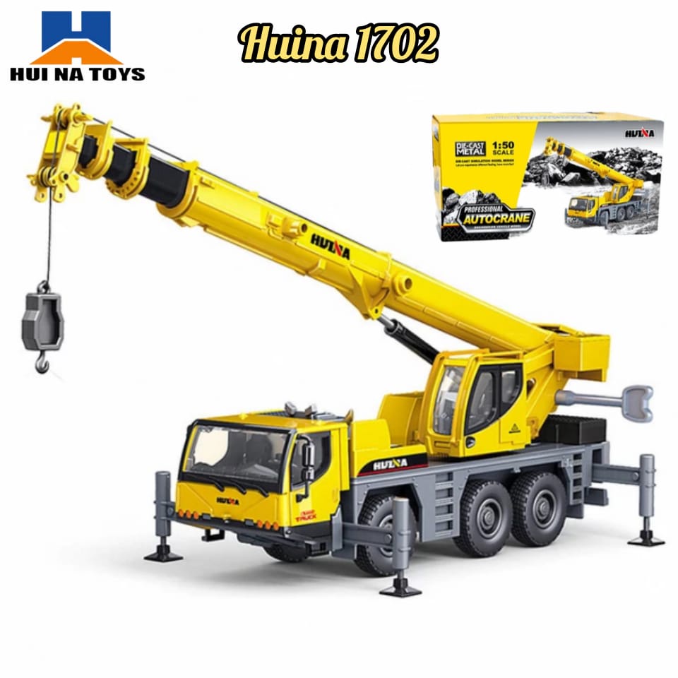 Huina 1702 Skala 1:50 Alloy Diecast Truk Model Derek