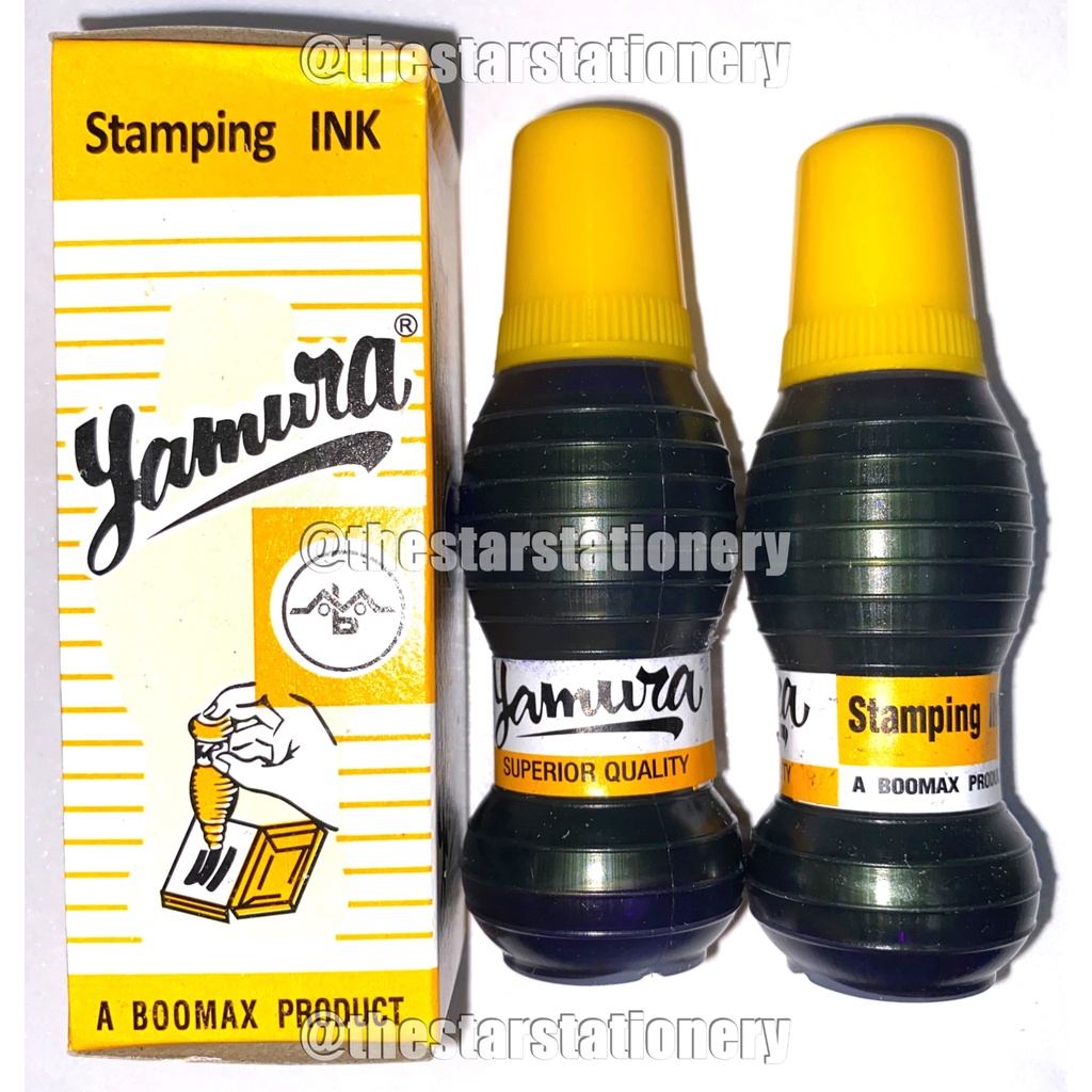 

(1 Biji) GROSIR Yamura Stamp Pad Ink 27 cc / Tinta Stamp Pad / Tinta Stempel / Tinta Kardus