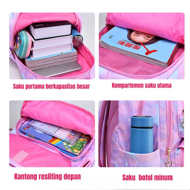 SMARTGIRL NEW TAS RANSEL ANAK SEKOLAH IMPORT SD 00009-00011/00030-00032