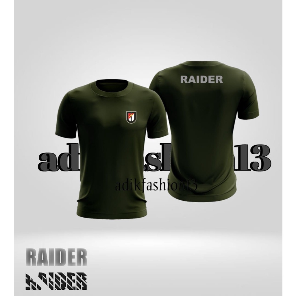 Kaos Jersey INFANTERI HIJAU ARMY / Kaos Olahraga Jersey INFANTERI/ Kaos Jersey DryfitINFANTERI HIJAU