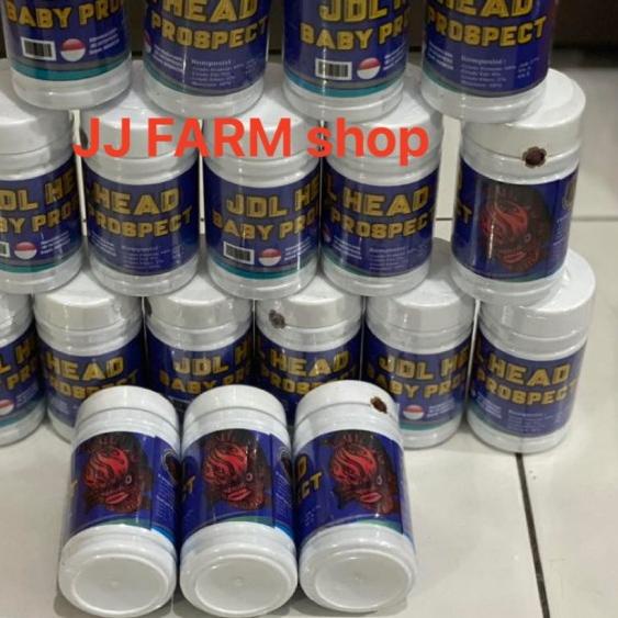 Pelet ikan JDL baby prospek head platinum jenong kepala up mutiara - JDL size S