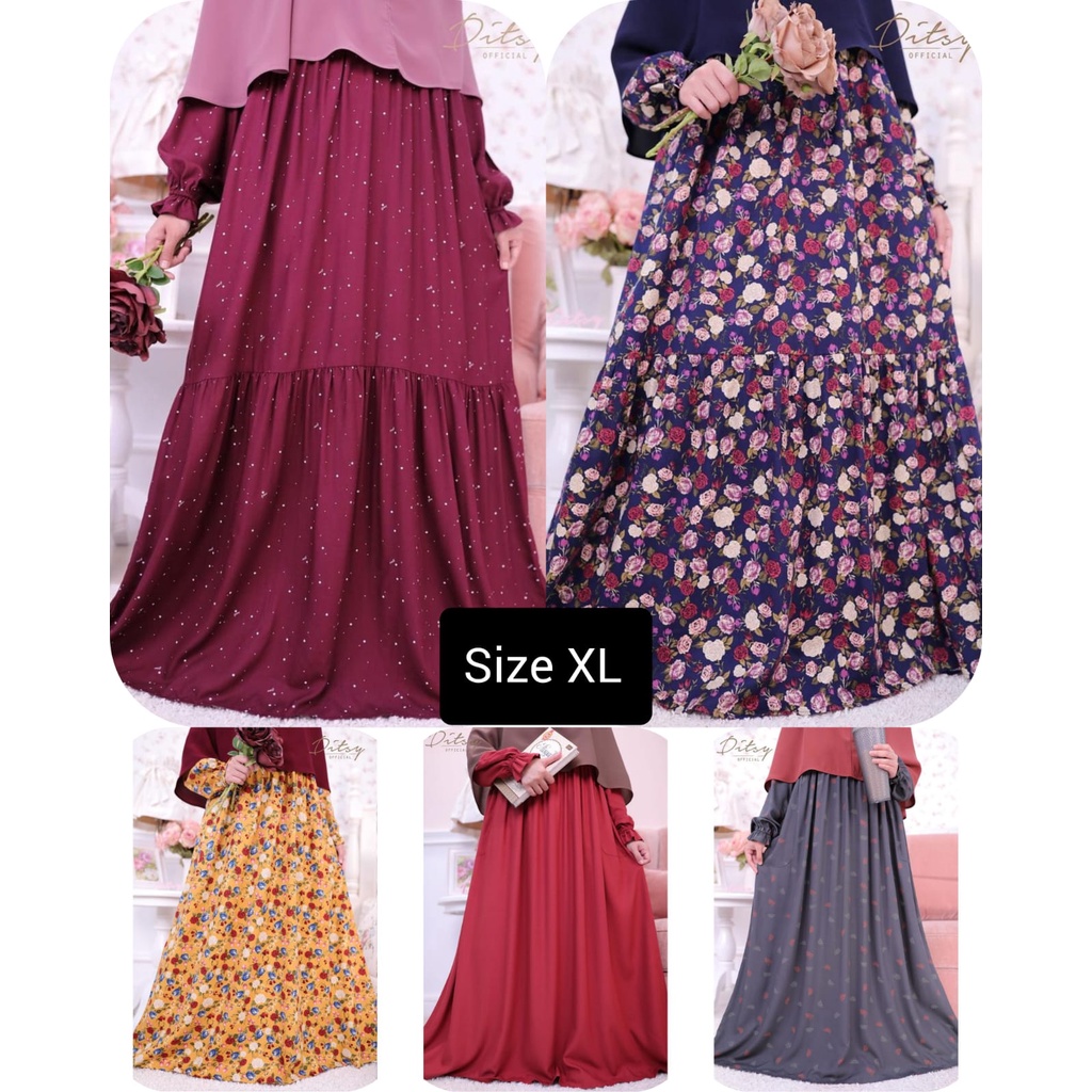 ditsy size XL PIANURA RED XL, TWYLA NAVY, TWYLA YELLOW, RAINBOW CHARCOAL, NURA MAUVE