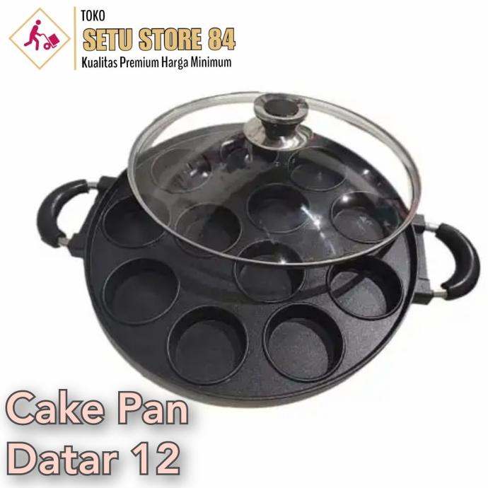 Cetakan kue 12 lubang datar HC Happy Call Suggo loyang kue apem