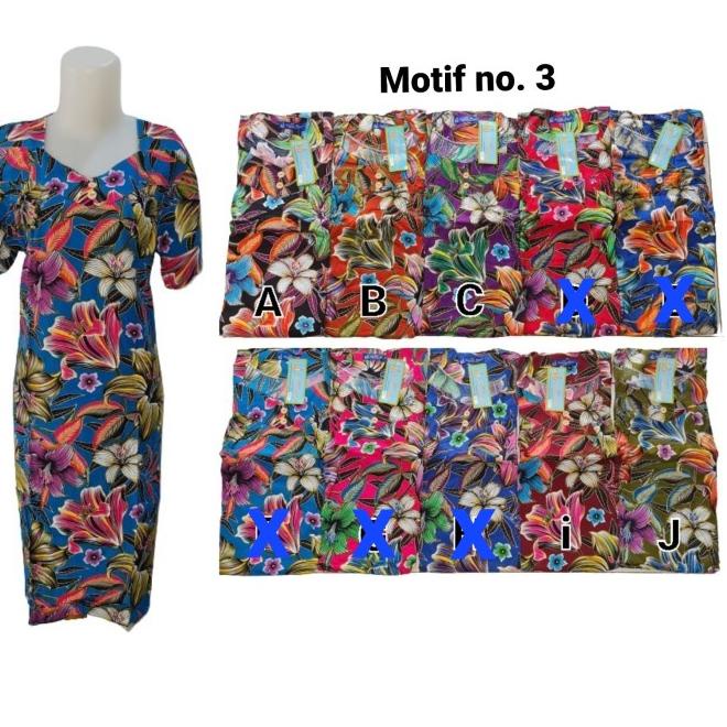 Daster Kencana Ungu label biru 41