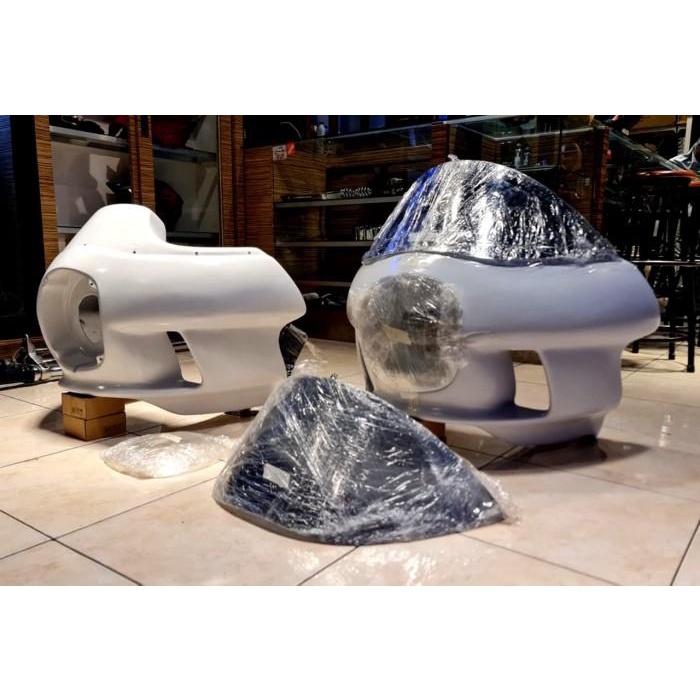 Fairing harley davidson dyna clubstyle + bracket twincam evo fxr