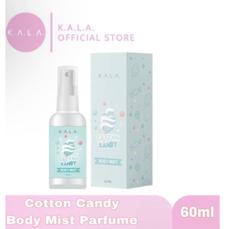 [+1GIFT] READY!! Holigrels body mist parfume VANILLA ECLAIR POPCORN HOLIGREL KALA BODYMIST-Cutton candy KALA