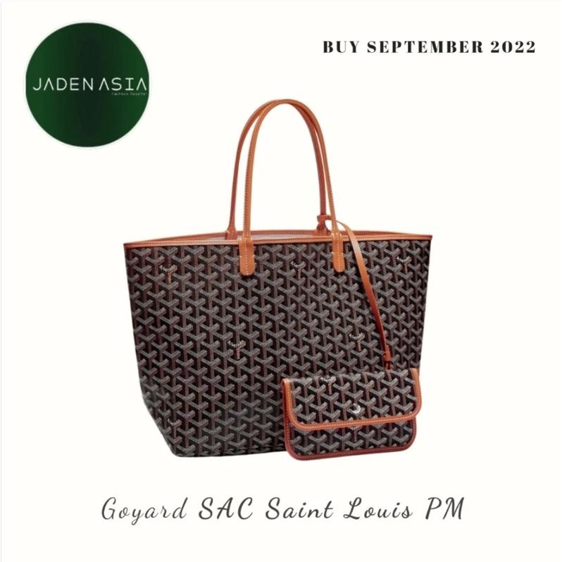 Goyard Sac Saint Louis Black Tan