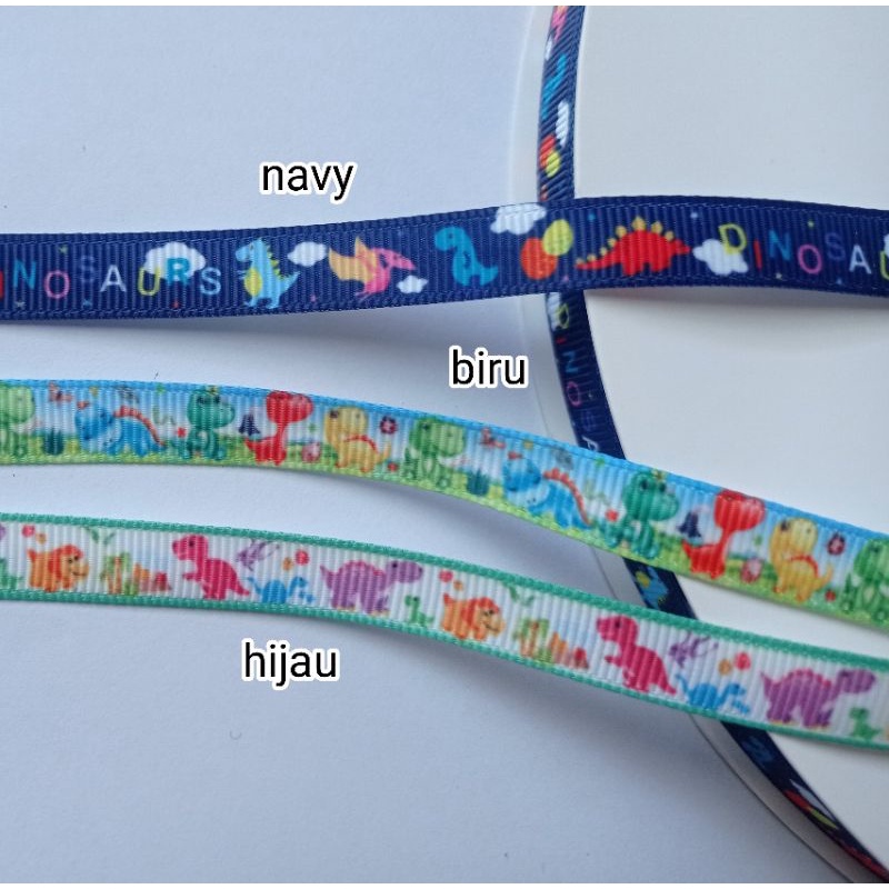 

Pita Grosgrain 3/8" Dino