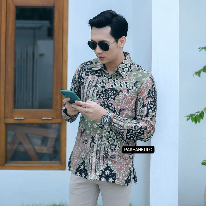 Batik Premium Pria Slimfit || Motif Isnawan