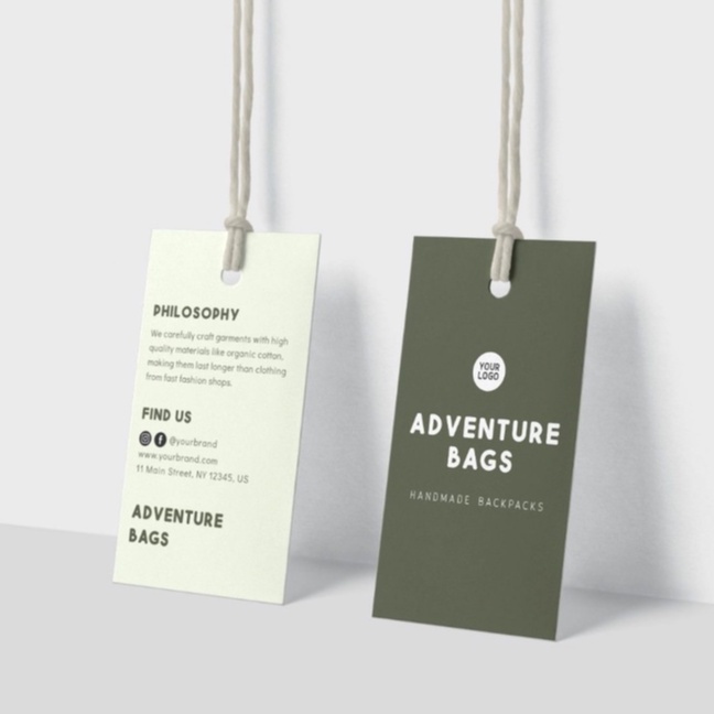 

Paket Hangtag Label Bahan Ivory