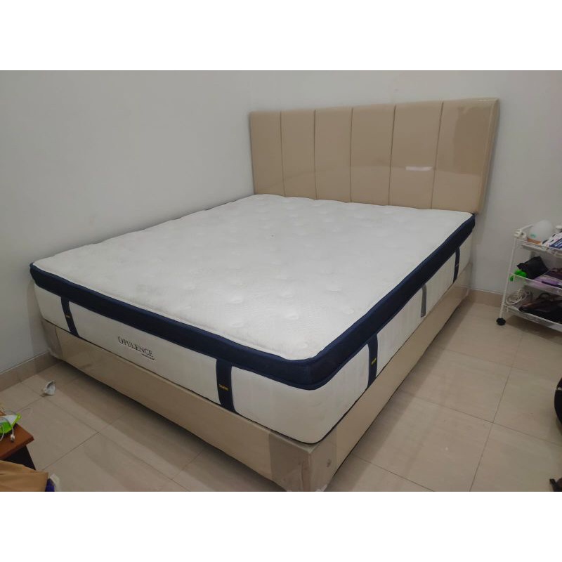 Simmons Opulence latex series 160 x 200 kasur Spring bed mewah feel medium 35 cm kasur saja ( Opulan
