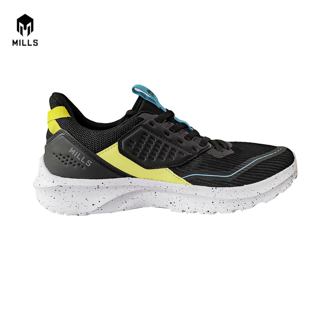 GRATIS ONGKIR !!! SEPATU RUNNING ORIGINAL MILLS EVANDER BLACK LIGHT TERBARU DISKON