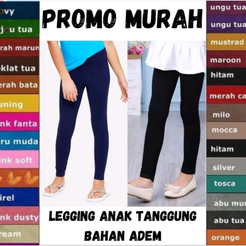 celana legging anak tanggung
