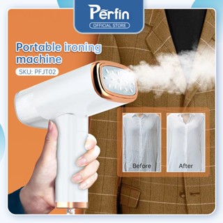 Perfin PF32JT  Iron Setrika Uap Portable Untuk Pakaian Handheld Garment Steamer Elektrik 1000W