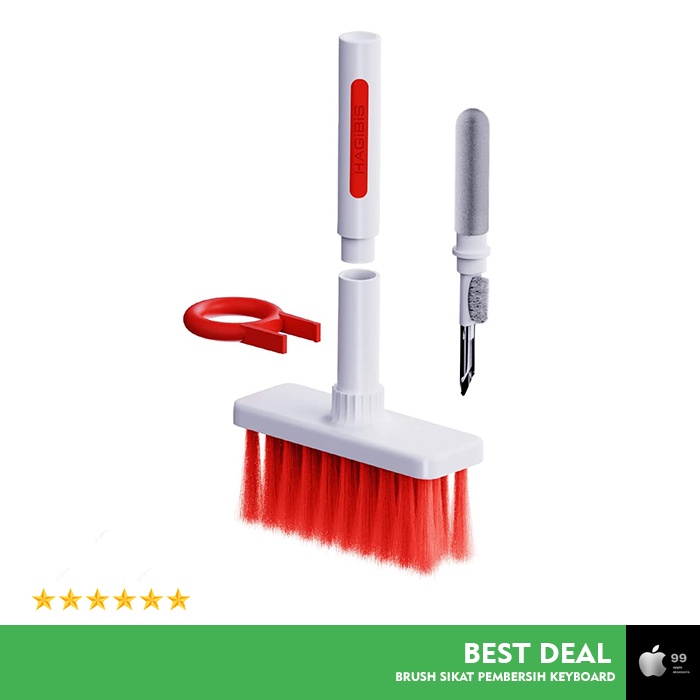 5 in 1 Cleaning Kit Brush Sikat Pembersih Keyboard Laptop MacBook/Earphone/Airpods Lengkap