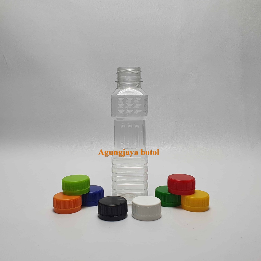Botol Plastik Minyak Goreng 250 Ml Kotak Natural / Botol Minyak 250 Ml / Botol Minyak Goreng / Botol