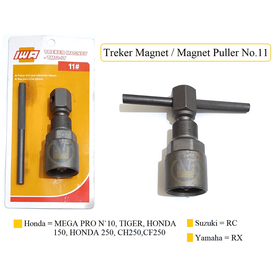 IWA Treker Magnet No 11 Magnet Puller #11 Honda Beat Yamaha Rx Suzuki / Magnet Puller Treker Magnet No 11